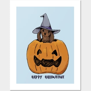 Happy Halloweenie Posters and Art